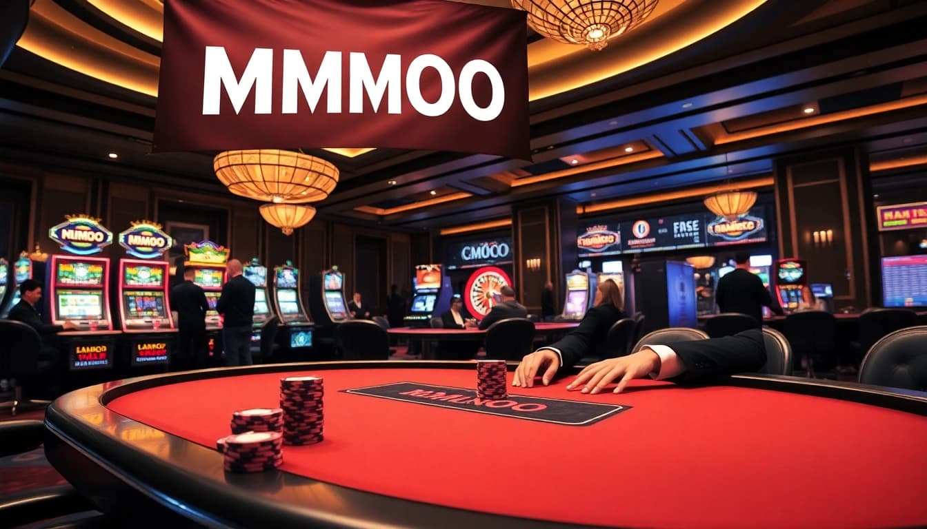 Experience luxury gaming at its finest with MMOO-themed casino action.