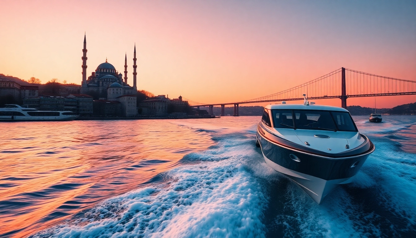 Genießen Sie unvergessliche Istanbul Bosphorus cruises auf einem eleganten Boot mit atemberaubendem Blick.