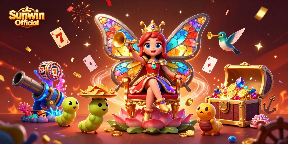 Engage with exciting gameplay featuring Sunwin Official in a dazzling casino fantasy scene.