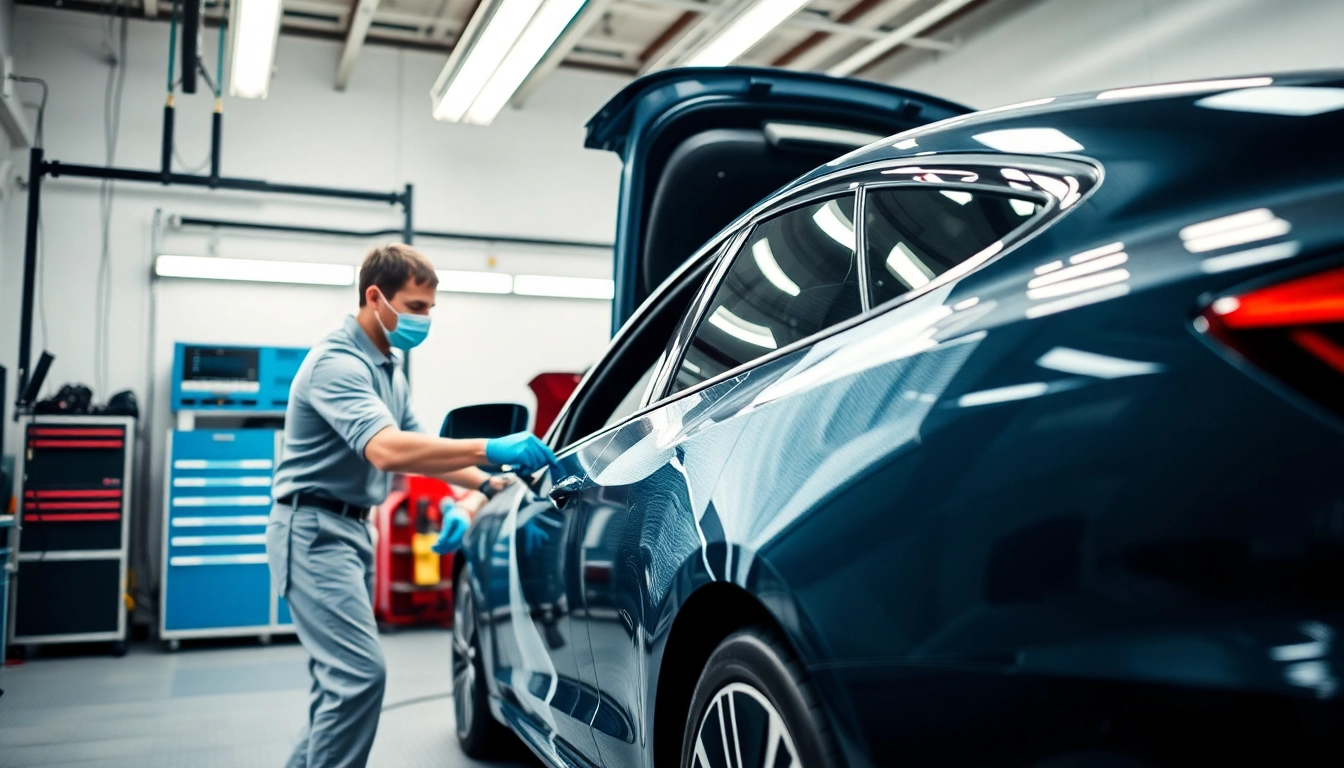 Leasing aufbereitung münchen in action - professionally restoring a vehicle for leasing return.