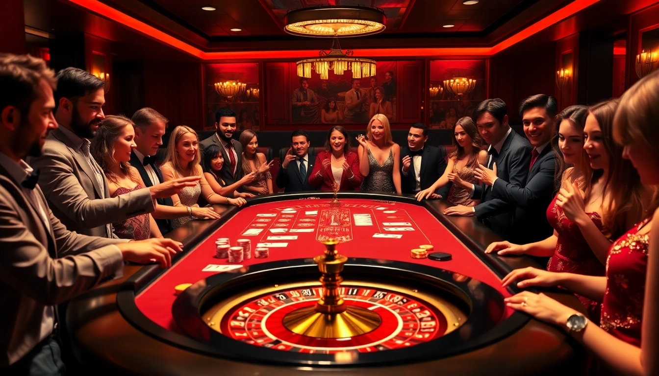 Experience BJ38 thrills at an upscale casino table with poker chips and cards.