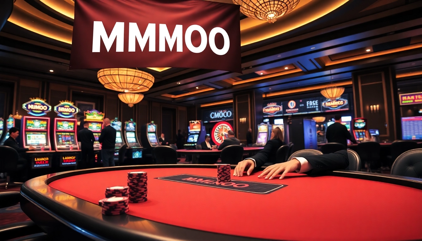 Experience luxury gaming at its finest with MMOO-themed casino action.