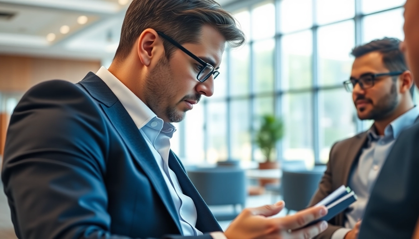 Headhunter Schweiz im Gespräch mit einem potenziellen Kandidaten in einem modernen Büro