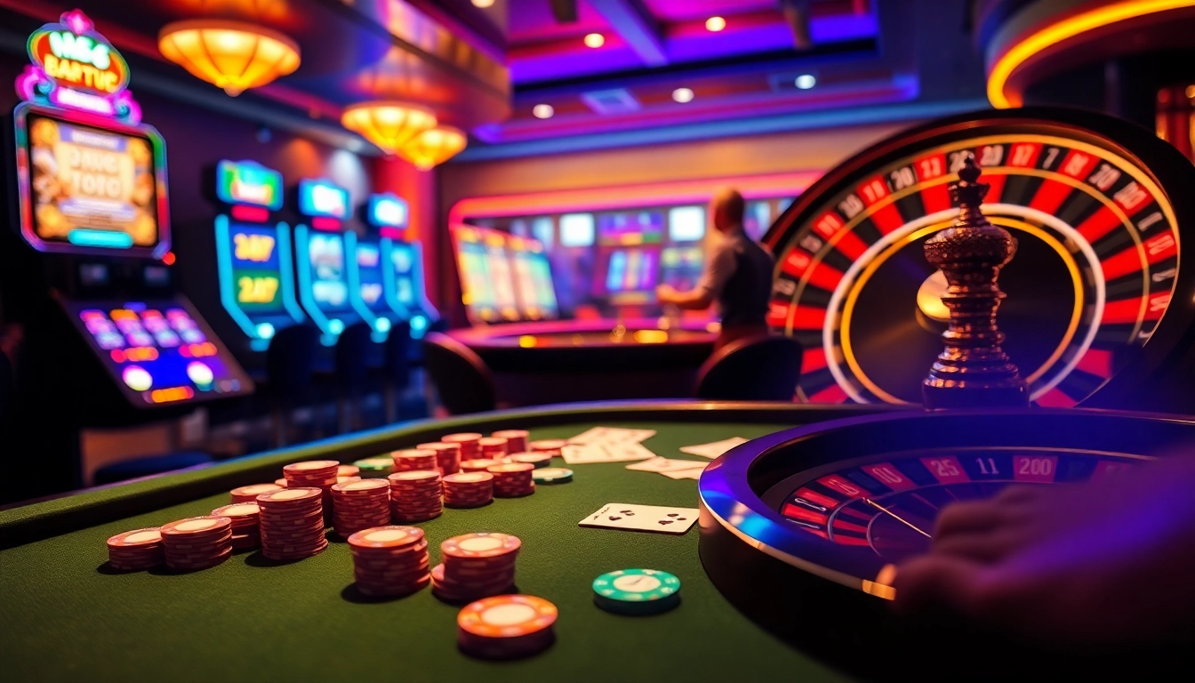 MM88 players engaging in an exciting game at a luxurious online casino.